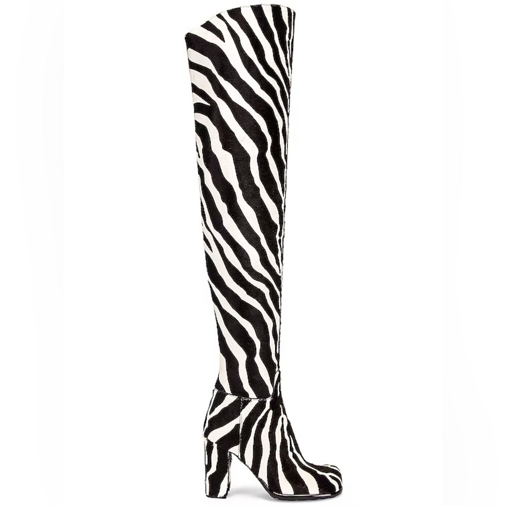 Bottega Veneta Zebra Thigh High